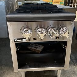 Commercial 2 Burner Gas Stove (Padela PCSP-18-2) – Used <1 Year – Great Condition