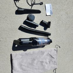 cordless vacuum cleaner
charger included
accessories included
cleaner length: 14"
works good
$10