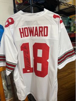 Will Howard Autographed Ohio State Football Jersey JSA COA
