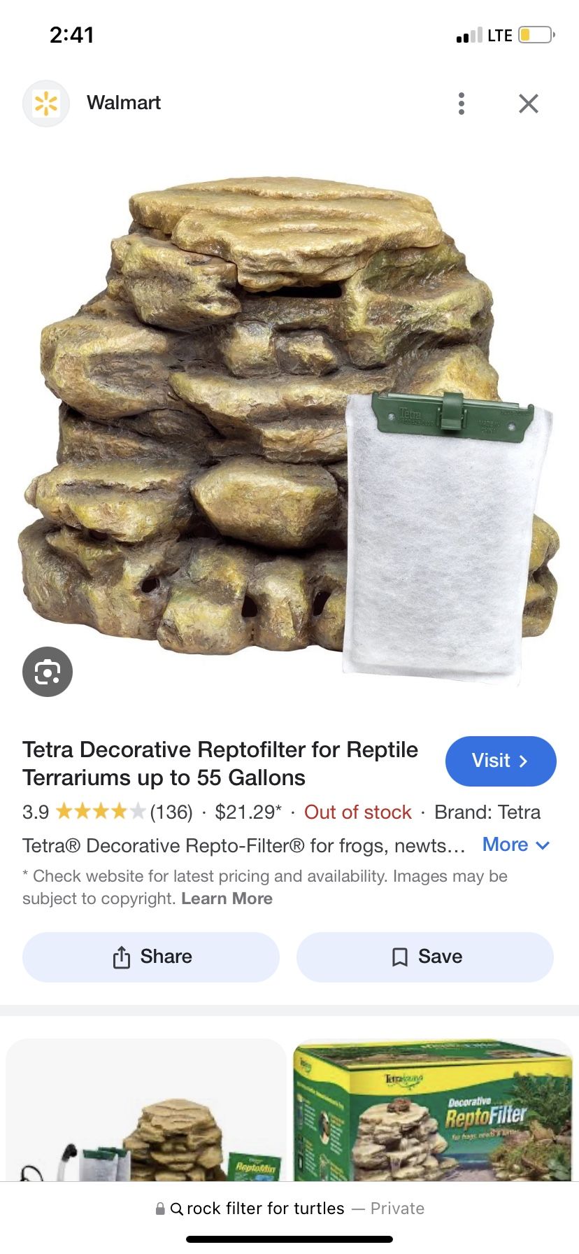 Repto Filter For Reptiles