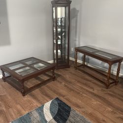 Curio, Coffee Table , End Table and Couch Table