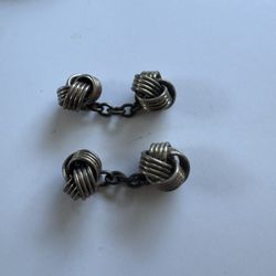 Antique Double Knot Cuff Links