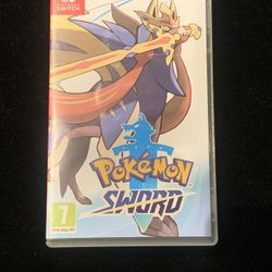 Nintendo Switch Pokemon Sword  Game Cartridge 