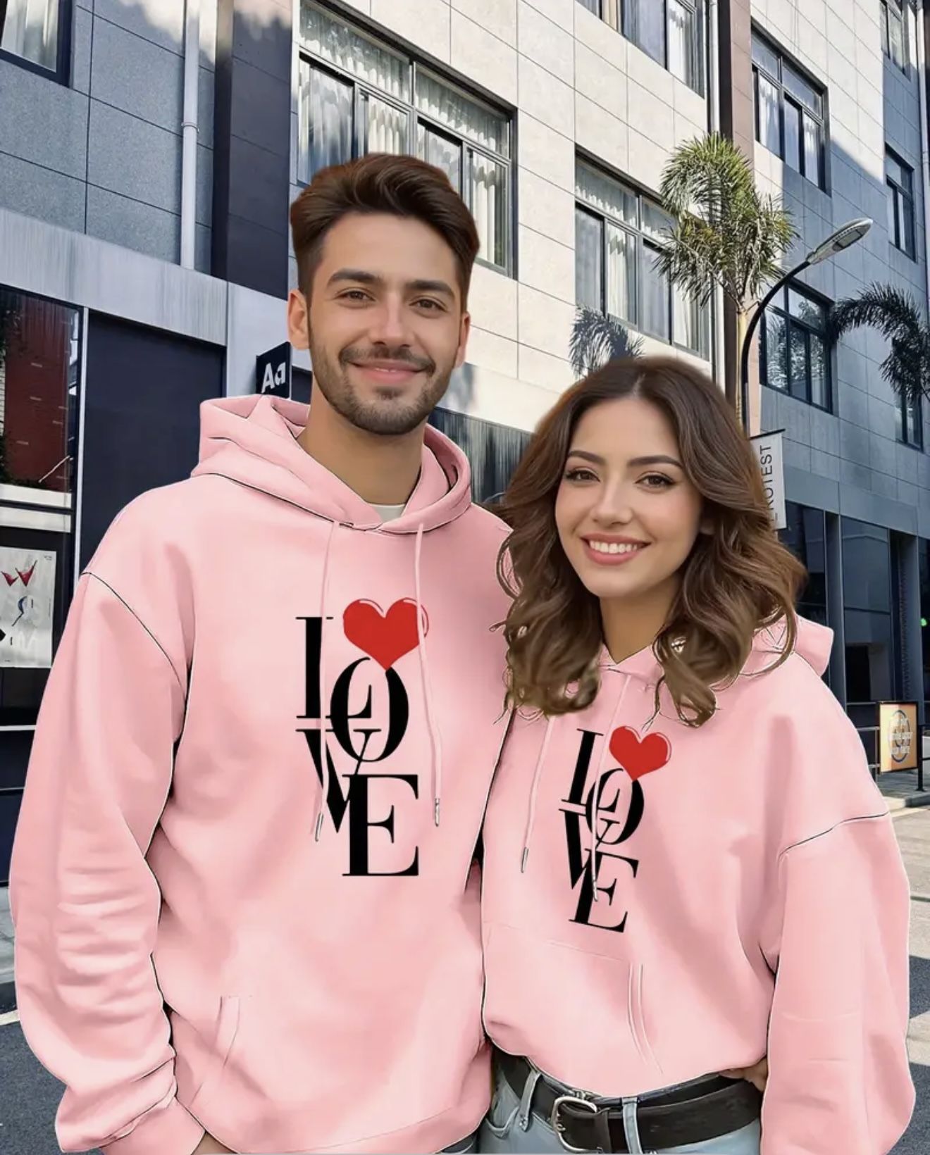 Men'S & Women'S Thickened Hooded Sweatshirt 