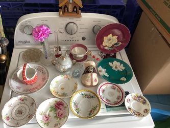 China Dishes, Other Decorating Collections And Many Other Dishes, A Tea Pot Set