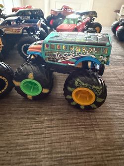 School bus monster trucks