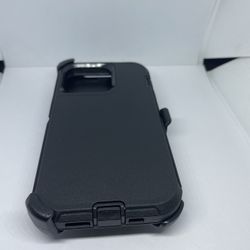 For IPhone 13 Pro Black Case With Belt Clip Holster 