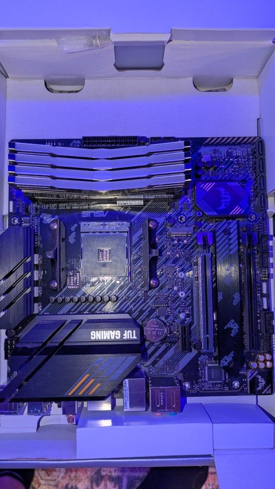 Asus Tuf AM4 B550 Plus MicroATX with 64GB RAM