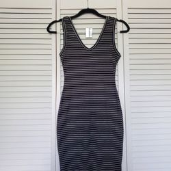 Stripped Ribbed Dress