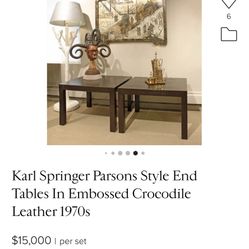 Leather Coffee Tables 