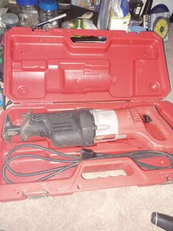 Milwaukee Sawzall Corded Reciprocating Saw with Case