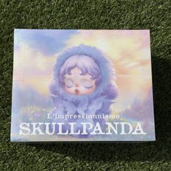 POP MART L’impressionnisme SkullPanda plush doll whole case
