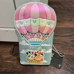 DISNEY LOUNGEFLY IRIDESCENT BALLOON WALLET  