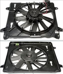 Jeep wrangler jk radiator fan