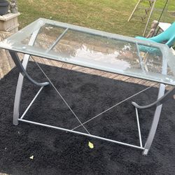 Glass Desk Table