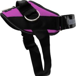 No-Pull Pet Vest with 3 Leash Clips No Choke Reflective Adjustable and Padded for Easy Walking and Training for Dogs (Orchid, XL)