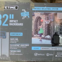 Portable Basketball System Like new