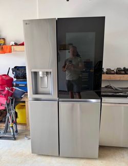 LG 27 cu. ft. Side-By-Side Refrigerator,