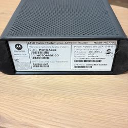 Motorola MG7700 Cable Modem + AC1900 WiFi Router – Excellent Condition
