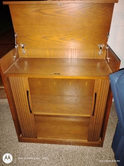 Stow davis mid century flip top bar set
