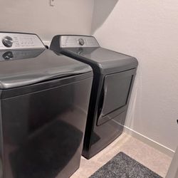 GE Profile Top Load Washer and Dryer