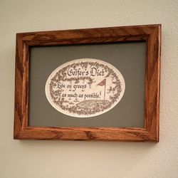 Framed Sign 