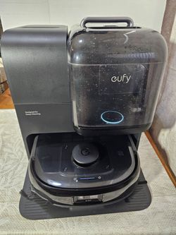 Omni E28 12.9in Robot Vacuum and Mop with Smart Navigation, for Multi-Surface in Black with Portable Steam Cleaner