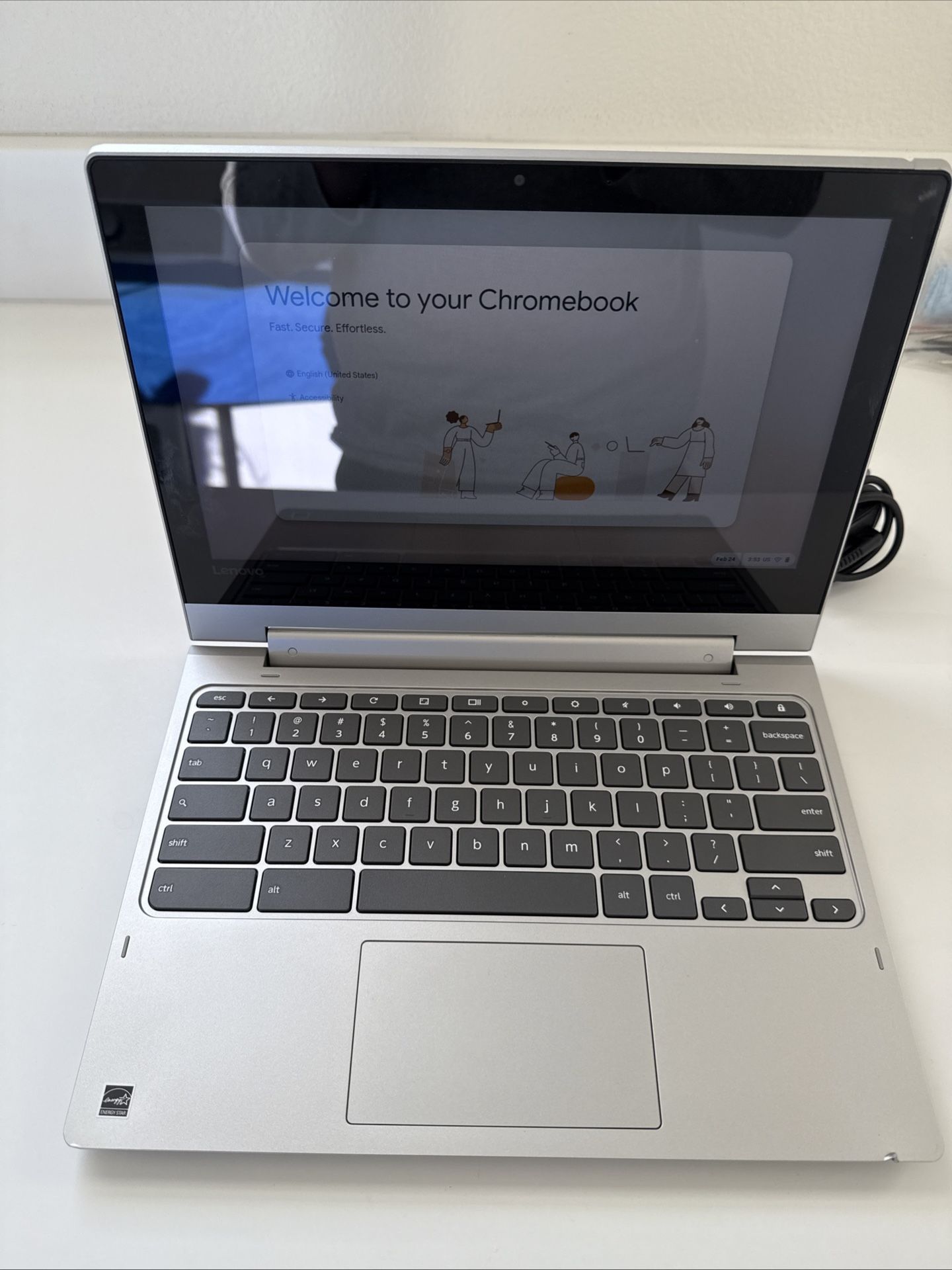 Lenovo Touchscreen Chromebook Flex 3, 2-in-1, 11.6", 4GB Memory, 32GB eMMC