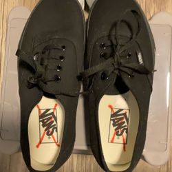 Black Authentic Vans 
