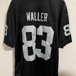 Men's NWT Las Vegas Raiders Darren Waller Nike Alternate Vapor Limited Black Jersey Large