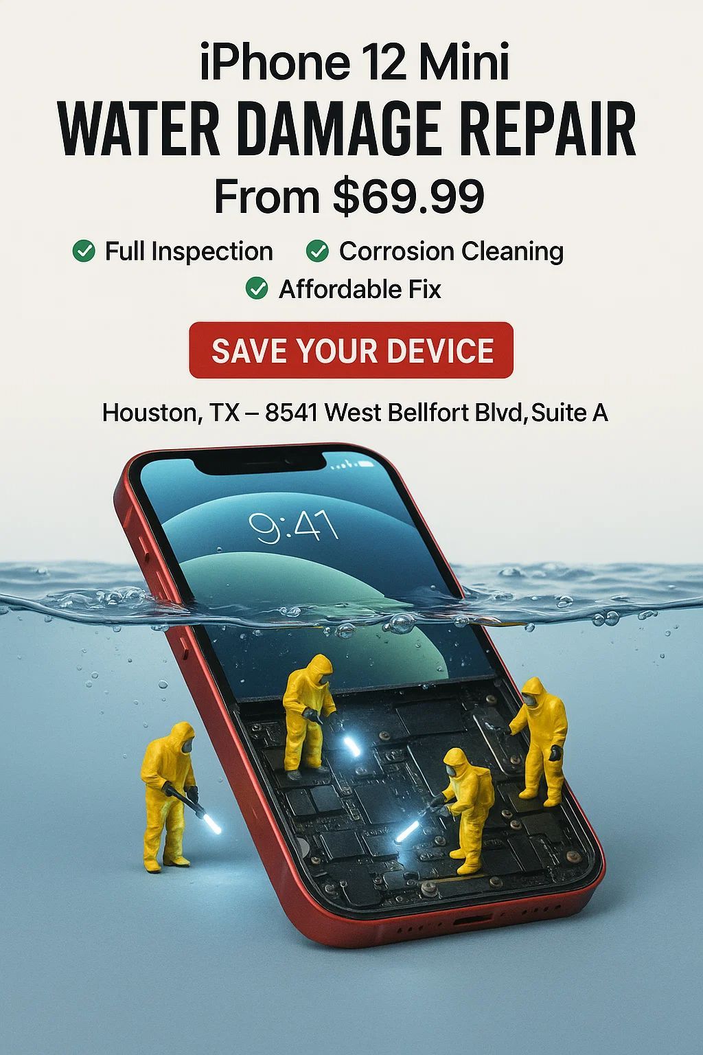 iPhone 12 Mini Water Damage Repair – Save Your Device