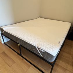 IKEA MORGEDAL queengg size foam mattress with free mattress protector; pick up near U street