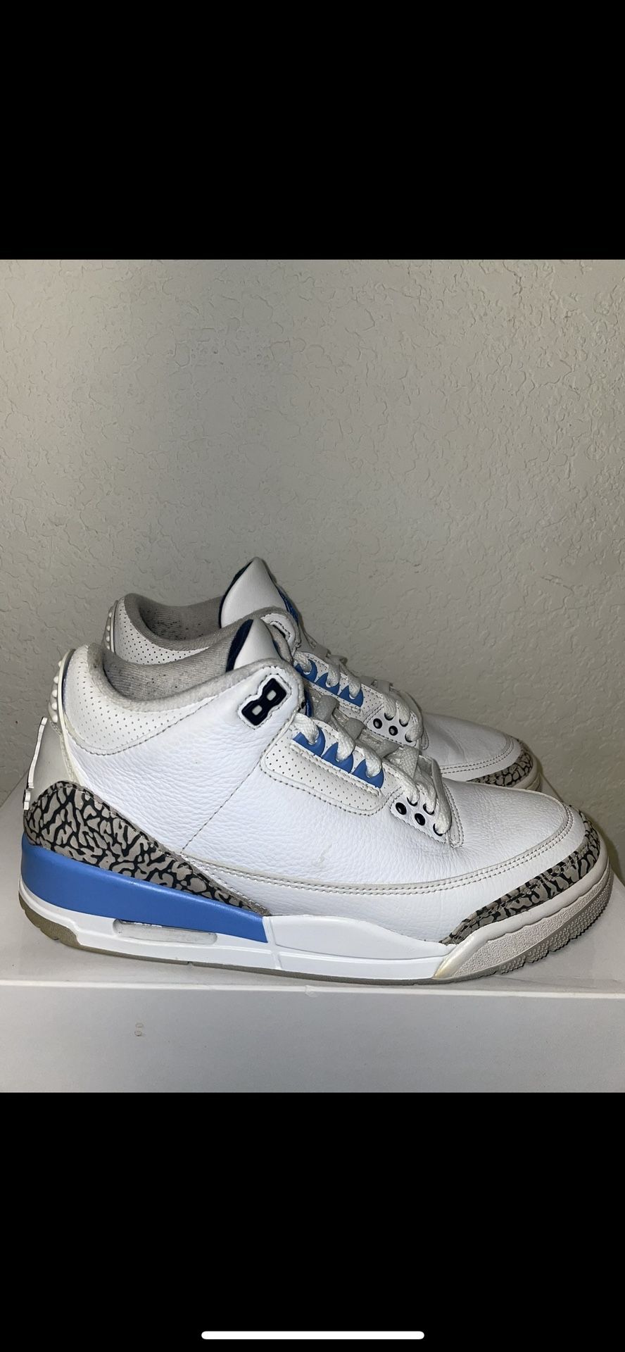 Jordan 3 Retro UNC Size 8