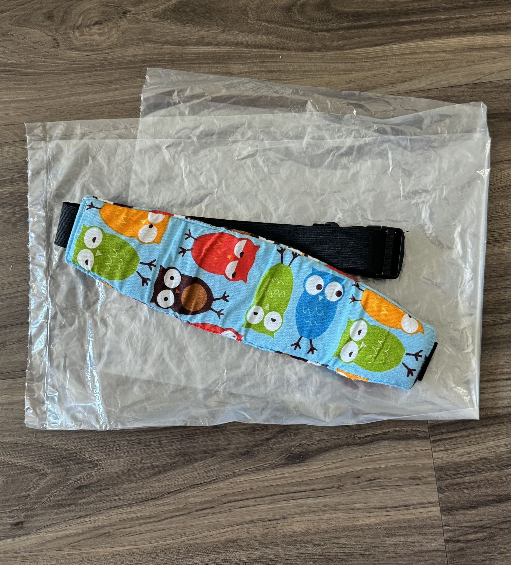 Printed Owl Baby Head Support