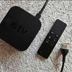 Apple TV 4K with Siri Remote + Power Cord