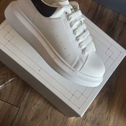 All White Mcqueens Size 42