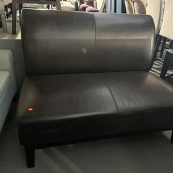Leather Loveseat