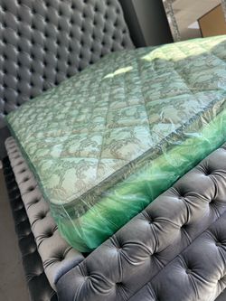 New Mattress in Plastic Wrap