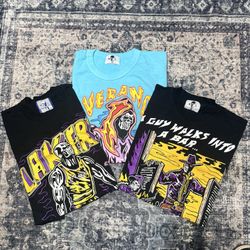 Warren Lotas Tees Lakers & Bac Bunny M-L