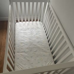 Baby Crib  Frame And mattress