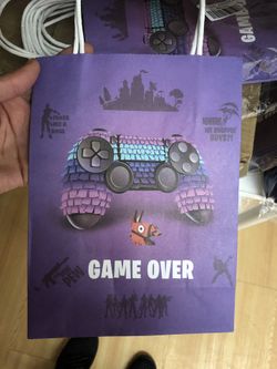 12 fortnite favor bags
