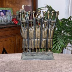 Candle Menorah By Ruth Block