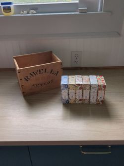 Vintage Tea Box with British Tea Collection