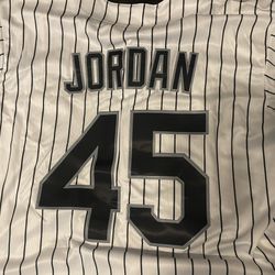 Michael Jordan White Sox Jersey Baseball Bulls 
