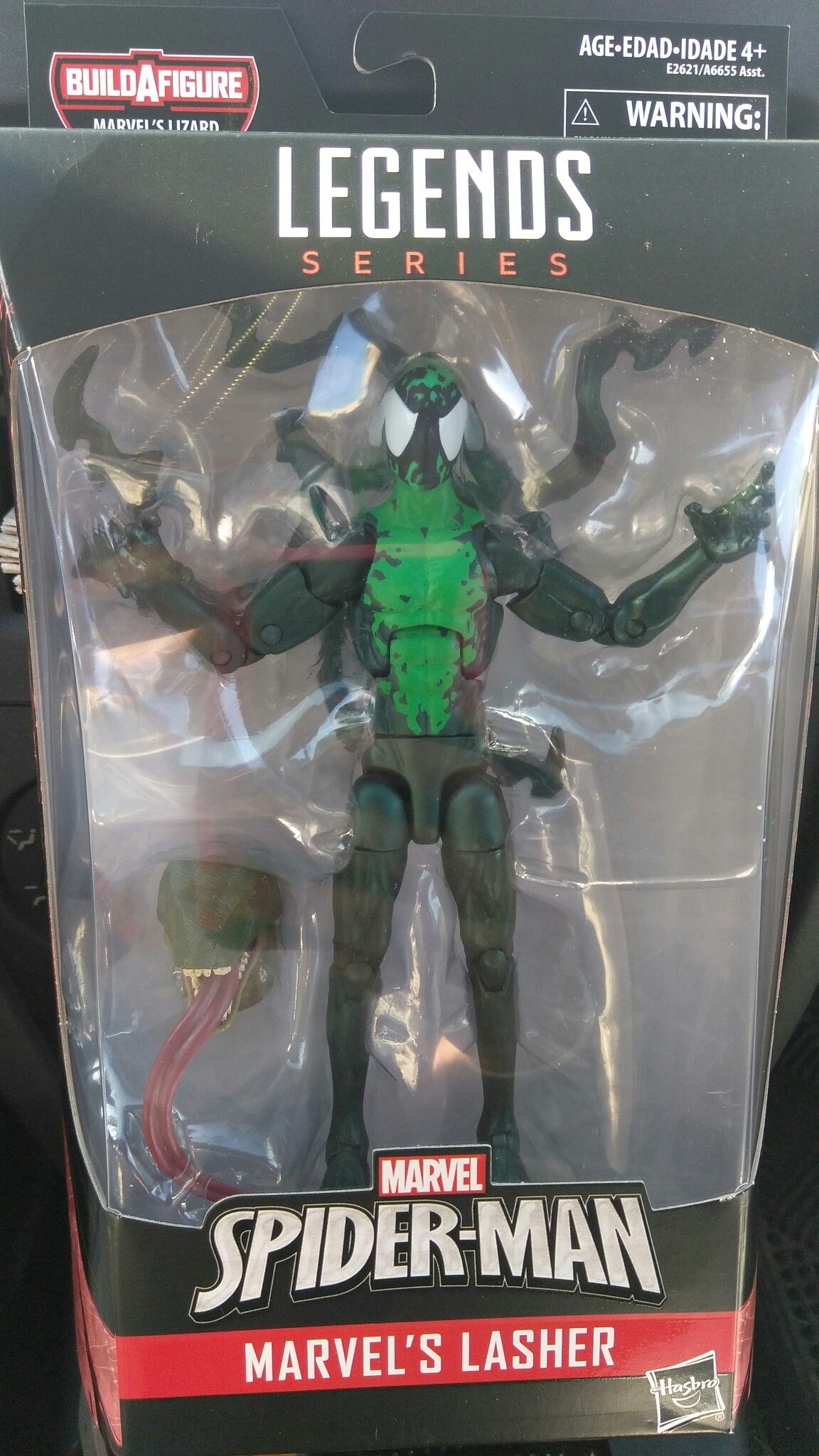 Marvel Legends Spider-Man series Lasher lizard wave