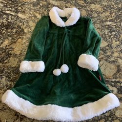 Girl’s Green Santa Dress Size 3T