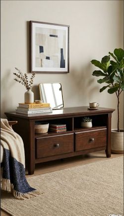 **Pottery Barn Entertainment center/ Stand With Storage Excellent Condition 48X21X17    $180**