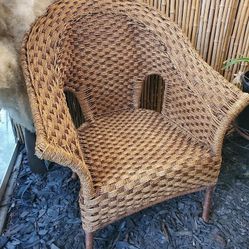 Vintage Wicker Chair 