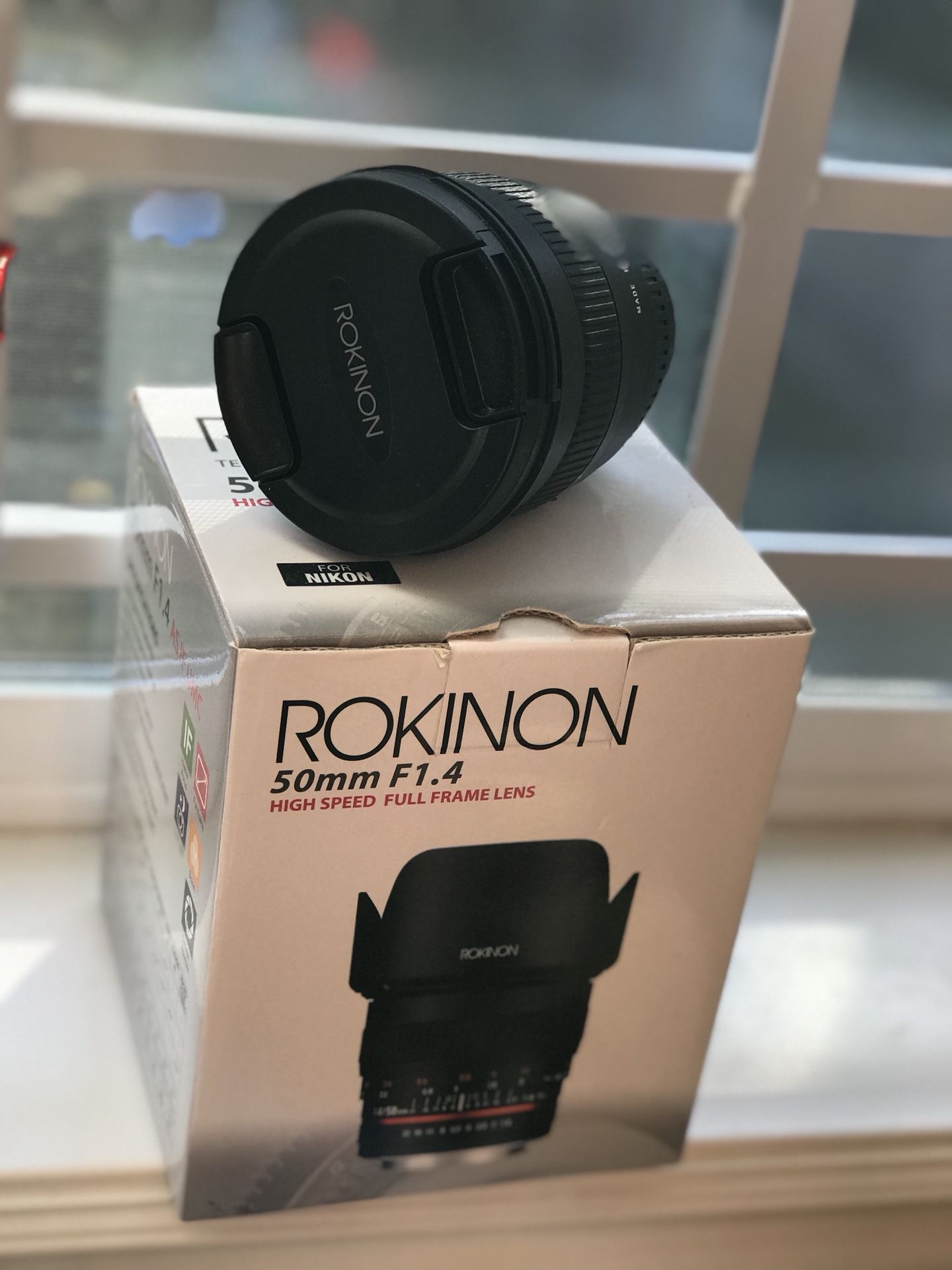 Rokinon 50mm F/ 1.4 high speed lens