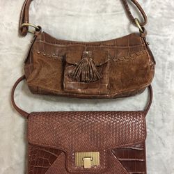 2 Sondra Roberts Leather Purses ($45 For Both)
